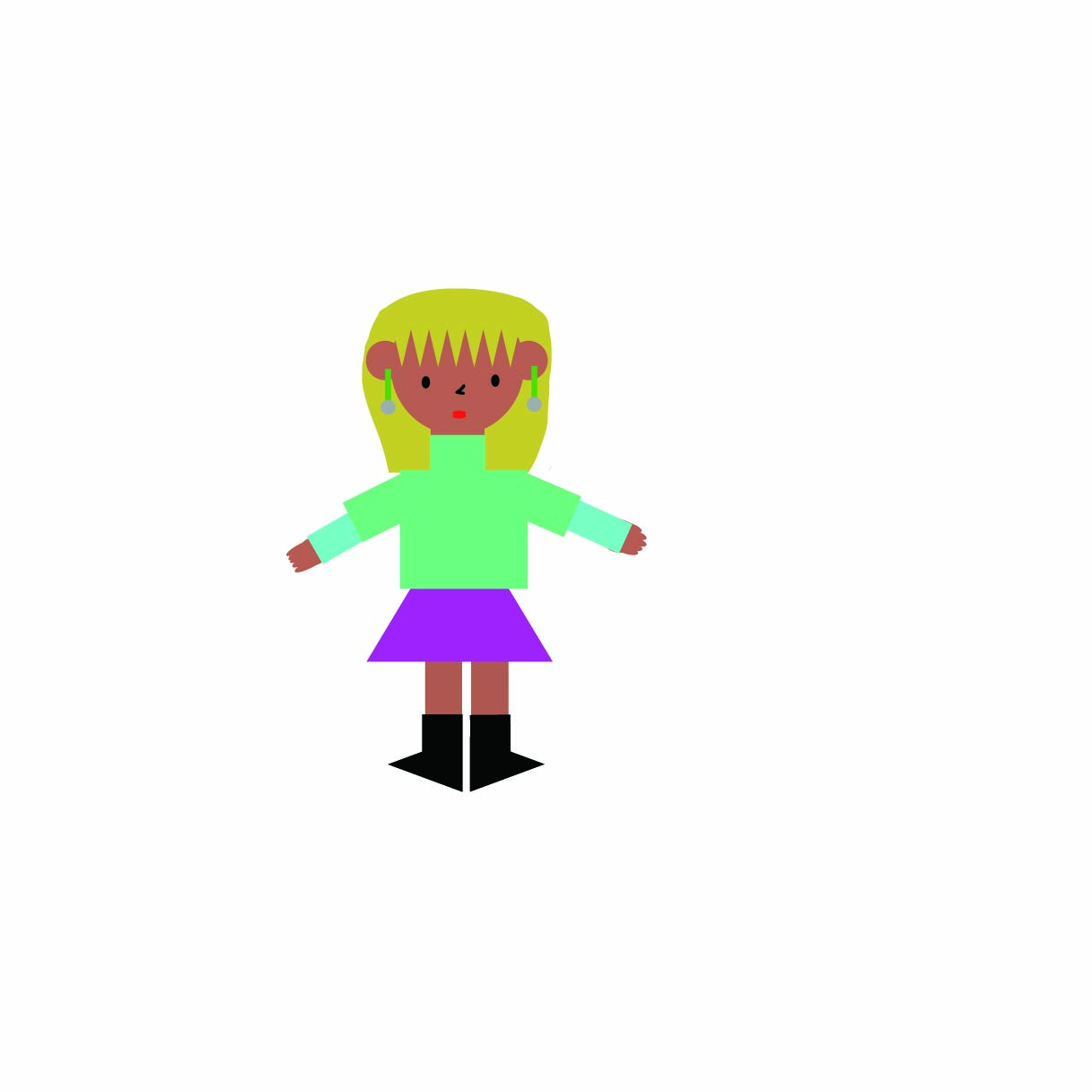 女の子のイラスト